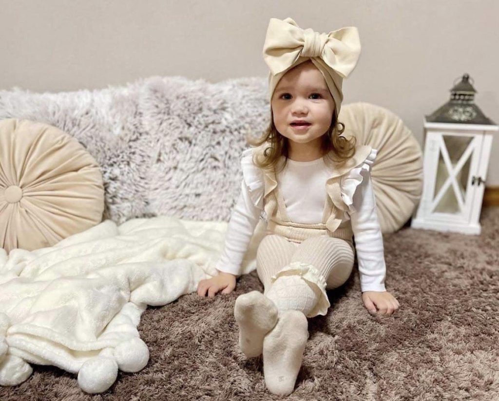 Dievčenské detské pančuchy s volánovými trakmi | Welcomebaby.sk