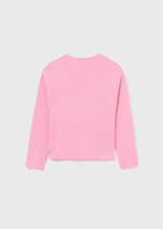 MAYORAL Dievčenské tričko s dlhým rukávom a potlačou ružové Girl print tshirt bubblegum 7058 – Obrázok 5
