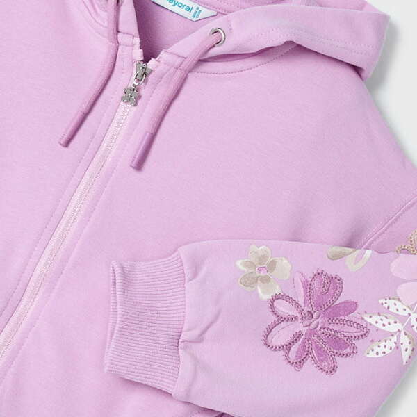 MAYORAL Teplákový set s mikinou fialový Tracksuit mauve girl 3866 | Welcomebaby.sk