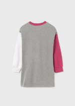 MAYORAL Dievčenské teplákové šaty s dlhým rukávom Girl multicolour dress 7965 – Obrázok 5