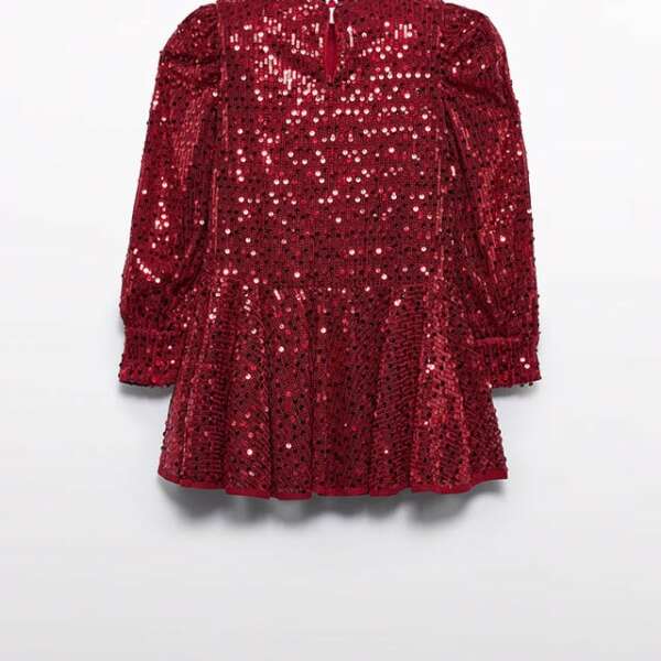 ABEL & LULA Flitrované šaty červené Glitter dress red 5538 | Welcomebaby.sk