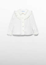 ABEL & LULA Blúzka s volánom biela Viella Blouse white 5678 | Welcomebaby.sk