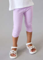 MAYORAL Krátke legíny 723 Basic short leggings lilac | Welcomebaby.sk