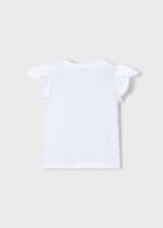 MAYORAL Tričko s krátkym rukávom 3002 Print tshirt white | Welcomebaby.sk