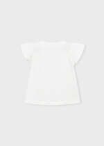 MAYORAL Tričko s krátkym rukávom 3007 Print tshirt white | Welcomebaby.sk