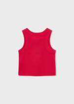 MAYORAL Dievčenské tielko 3021 Studded tshirt girl red | Welcomebaby.sk