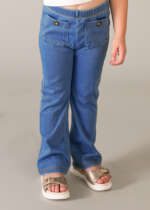 MAYORAL Legíny s vreckami 3721 Flare leggings with pockets denim | Welcomebaby.sk