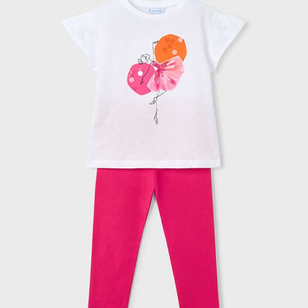 MAYORAL Legínový set s tričkom 3726 Leggings and tshirt set clover | Welcomebaby.sk