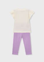 MAYORAL Legínový set s tričkom 3726 Leggings and tshirt set lila | Welcomebaby.sk