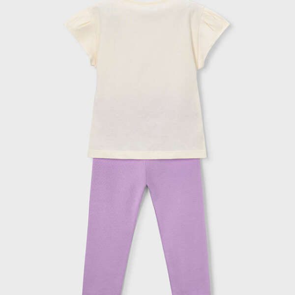 MAYORAL Legínový set s tričkom 3726 Leggings and tshirt set lila | Welcomebaby.sk
