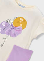 MAYORAL Legínový set s tričkom 3726 Leggings and tshirt set lila | Welcomebaby.sk