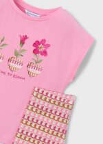 MAYORAL Legínový set s tričkom 3728 Flared leggings set candy | Welcomebaby.sk
