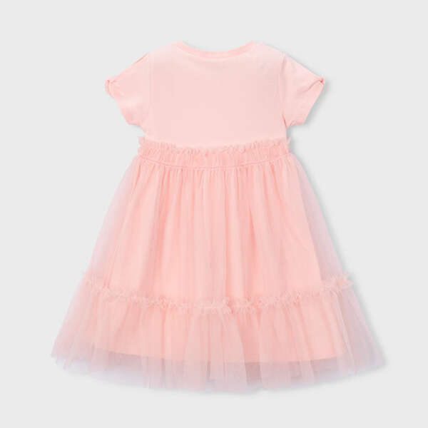 MAYORAL Tylové šaty 3915 Combination dress blossom | Welcomebaby.sk