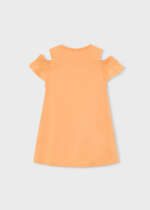 MAYORAL Šaty s kabelkou 3941 Dress with slits and handbag pumpkin | Welcomebaby.sk