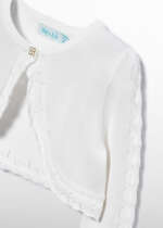 ABEL & LULA Bolerko cream Knit bolero 5304 | Welcomebaby.sk