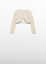 ABEL & LULA Bolerko champagne Knit bolero 5304 | Welcomebaby.sk