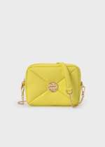 ABEL & LULA Koženková kabelka žltá Padded handbag yellow 5413 | Welcomebaby.sk