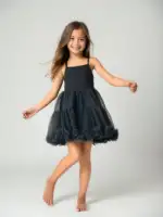 DOLLY Petti dress black Šaty s tutu sukňou čierne – Obrázok 2