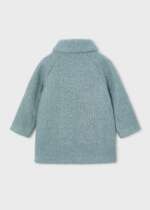 MAYORAL Dievčenský kabát 4439 Girls coat sage | Welcomebaby.sk