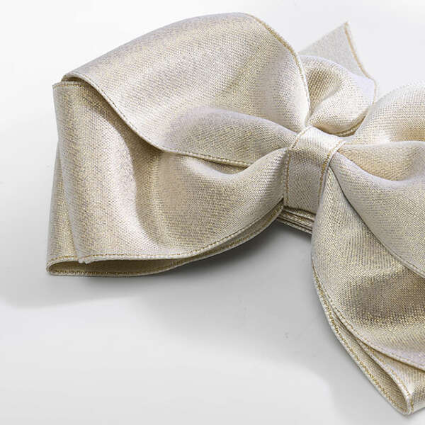 ABEL & LULA Veľká mašľa do vlasov zlatá Hair clip gold 5966 | Welcomebaby.sk