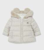 MAYORAL Dievčenská bunda 2496 Jacket baby girl crudo | Welcomebaby.sk