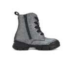 DD STEP Dievčenské zimné topánky strieborné W056 Winter boots silver – Obrázok 5