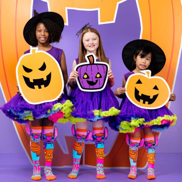 Podkolienky STITCH HALLOWEEN NEON Socks Madmia od 6 do 99 rokov | Welcomebaby.sk