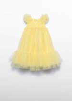 ABEL & LULA Tylové šaty 5039 Tulle dress yellow | Welcomebaby.sk