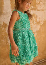 ABEL & LULA Šaty s 3D kvetmi 5038 | Welcomebaby.sk