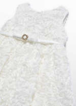 ABEL & LULA Šaty s 3D kvetmi biele 5050 | Welcomebaby.sk