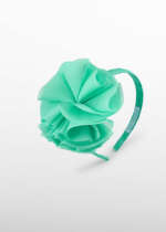 ABEL & LULA Čelenka s kvetom aqua 5472 | Welcomebaby.sk