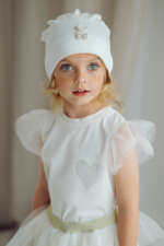 JAMIKS Tenká čiapka KARINA biela JWI101 | Welcomebaby.sk