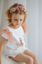 JAMIKS Čelenka s kvetmi REBECCA JLI001 | Welcomebaby.sk