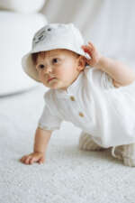 JAMIKS Klobúčik s uškami VILLY béžový JLI044 | Welcomebaby.sk